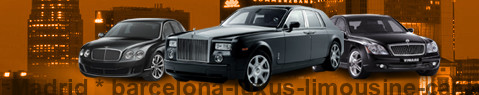 Private transfer from Madrid to Barcelona with Luxury limousine