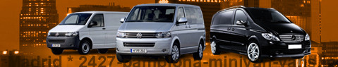 Private transfer from Madrid to Pamplona with Minivan
