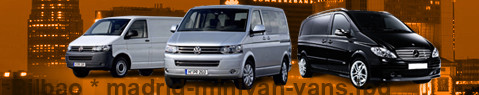 Private transfer from Bilbao to Madrid with Minivan