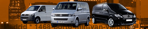 Private transfer from Madrid to Porto with Minivan