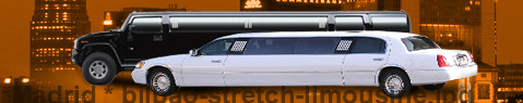 Private transfer from Madrid to Bilbao with Stretch Limousine (Limo)