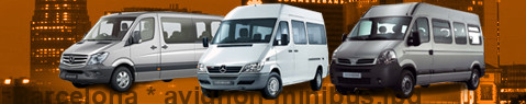 Transfert privé de Barcelona à Avignon avec Minibus