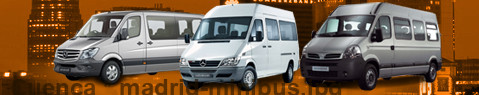 Transfert privé de Cuenca à Madrid avec Minibus